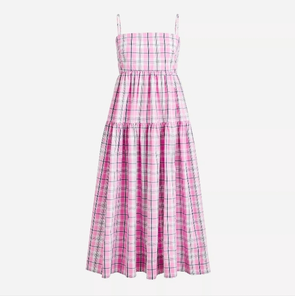 J. CREW Violet Tiered Poplin Sun Dress | 4 - Picture 2 of 11